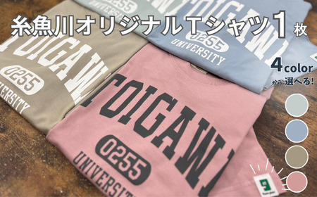 【選べるカラー･サイズ】糸魚川オリジナル『いといがわ大学』Ｔシャツ 1枚 半袖（XS･S･M･L･XLサイズ）オーガニックコットン100%【スモーキーカラー ITOIGAWA大学 新潟県 糸魚川市 ヒスイ 衣類 おしゃれ シンプル いまいスポーツ ティーシャツ メンズ レディース キッズ シャロウグリーン アシッドブルー ミルキーグレー ダスティピンク】