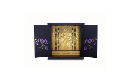 タツクラフト 紀州塗り ミニ仏壇 小 鉄仙 【Tk239】【ttcf922-butu-ssen】