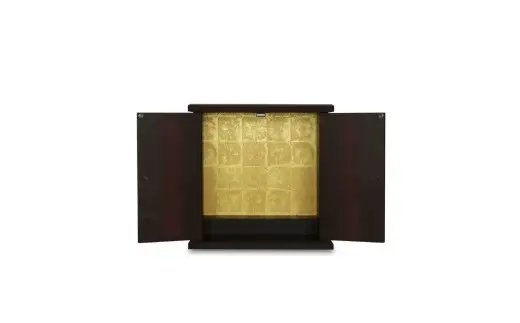 タツクラフト 紀州塗り ミニ仏壇 小 黒柿 木目 【Tk282】【ttcf922-butu-swd】