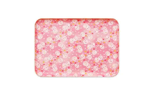 タツクラフト 友禅和紙トレー M 33cm 2枚セット 桜 雪うさぎ 【Tk303】【ttcf922-yum-1】