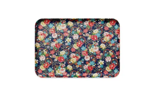 タツクラフト 友禅和紙トレー M 33cm 2枚セット 桜 牡丹文 【Tk315】【ttcf922-yum-13】