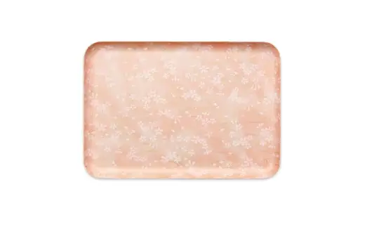 タツクラフト 友禅和紙トレー L 39cm 2枚セット 桜 流水紋 【Tk318】【ttcf922-yul-2】