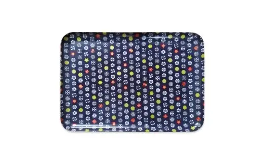 タツクラフト 友禅和紙トレー L 39cm 2枚セット 小花 小紋 【Tk324】【ttcf922-yul-8】