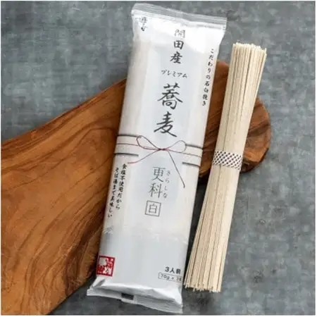 開田産プレミアム蕎麦　更科　1箱(4袋入)【1551410】