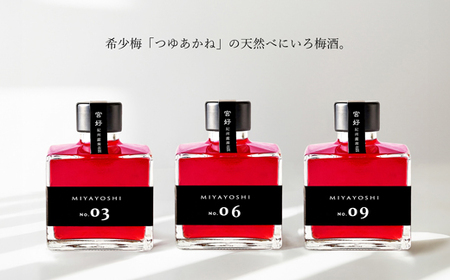 MIYAYOSHI BLACK LABEL No.03 No.06 No.09 small bottle 3P SET（B971-3）