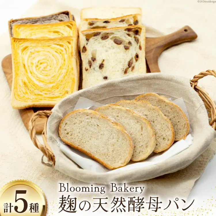 卵・乳・フリーの食パン・カンパーニュ｜ 麹 自然発酵 天然培養酵母｜ 冷凍 詰め合わせ[天然培養酵母パン Blooming Bakery 山梨県 韮崎市 20742957]
