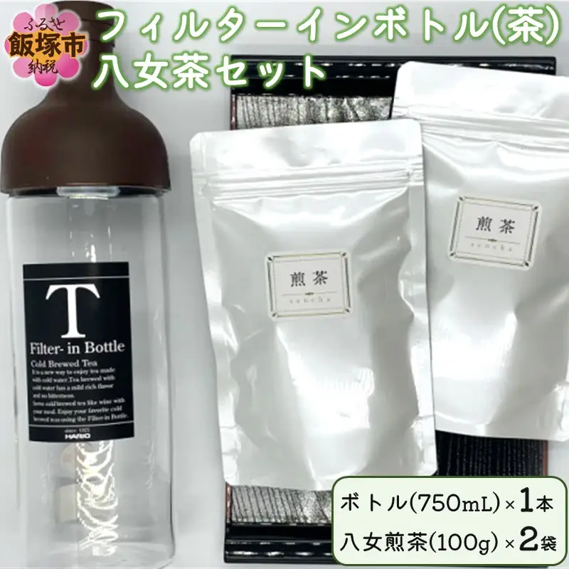 フィルターインボトル（茶）八女茶セット【B3-038】