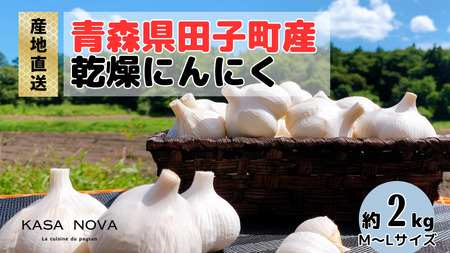 【農家直送】田子町産にんにく M&L size『２kg』