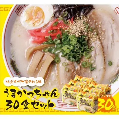 Y55-35 うまかっちゃん 豚骨ラーメン 30食セット ラーメン