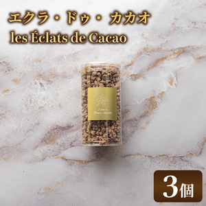 les Éclats de Cacao (3個)|チョコ チョコレート カカオ エンプレーソ アマンフロム村 ガーナ 茨城県 取手市（AH007-1）