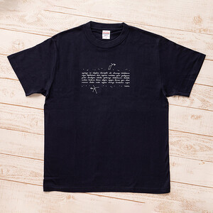 仙台・宮城の観光Tシャツ　「仙台弁の天の川」Tシャツ　Lサイズ　［S-03］