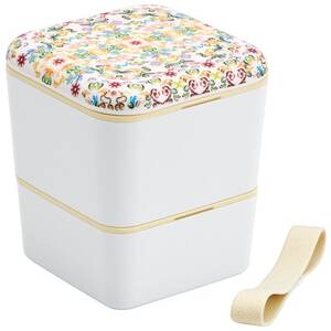 弁当箱 ランチボックス 弁当箱 レッド 2段 600ml 6-066