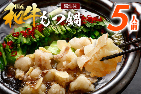 もつ鍋 訳あり 醤油味 5人前 もつ鍋セット