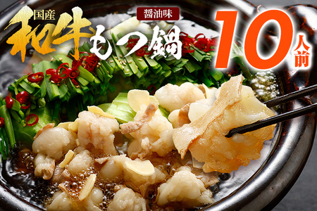 もつ鍋 訳あり 醤油味 10人前 もつ鍋セット