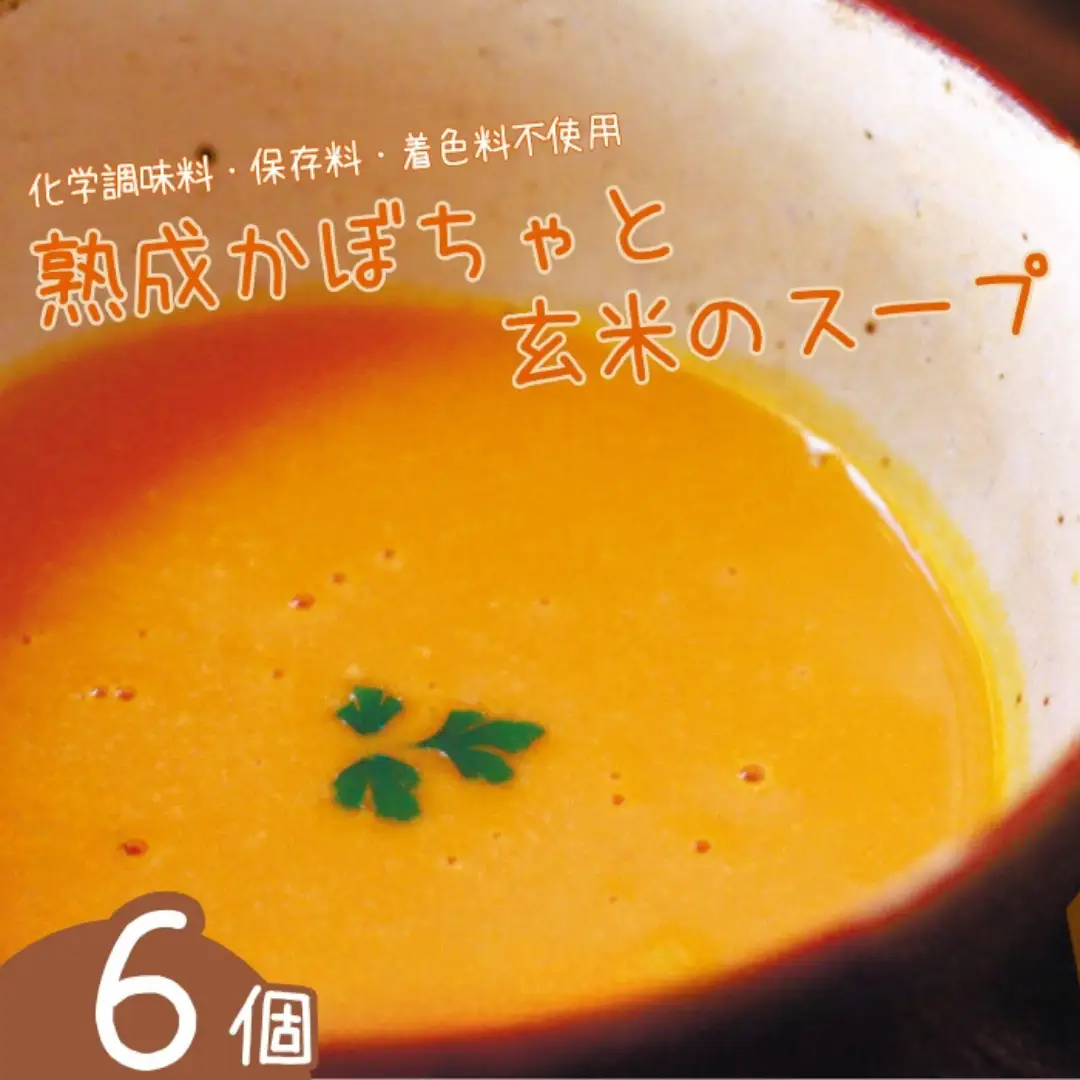 熟成かぼちゃと玄米のスープ　6個入り［NK-109］
