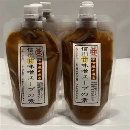 味噌屋のラーメンスープ　甘味噌(300g×6ケ)_調味料   _【1576491】