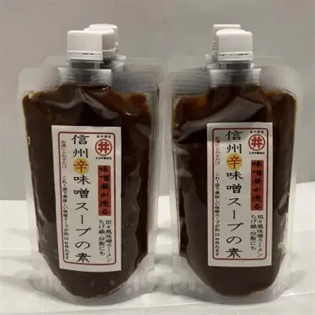 味噌屋のラーメンスープ　辛味噌(300g×6ケ)_調味料   _【1576492】
