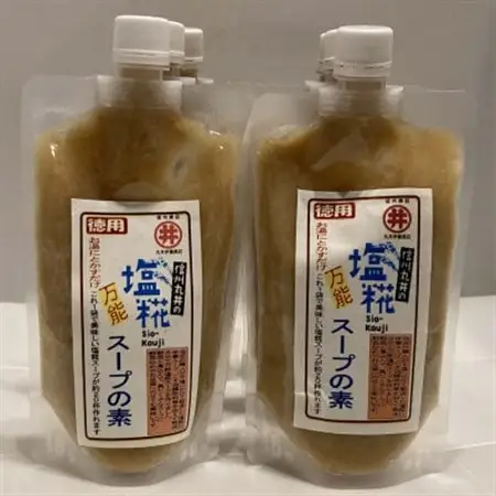 味噌屋のラーメンスープ　塩麹(300g×6ケ)_調味料   _【1576493】