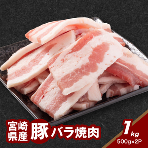 宮崎県産豚バラ焼肉 1㎏_K16_0186_1