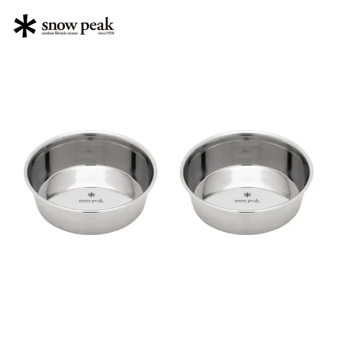 スノーピーク フードボウルL 2個セット PT-213 (Snow Peak) キャンプ用品 アウトドア用品 防災 防災グッズ 防災用品 ペット用品【021S065】
