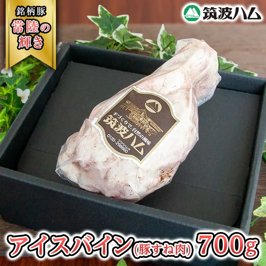 筑波ハム アイスバイン 700g 豚すね肉 『常陸の輝き』 茨城県産 ブランド豚 銘柄豚 ( 茨城県共通返礼品 ) 豚 肉 お肉 ドイツ料理 温めるだけ 湯せん [EN013sa]
