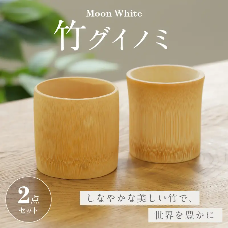 Moon White 竹グイノミセット_B126-014