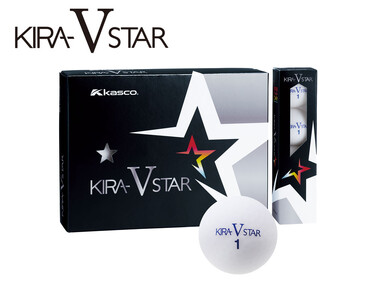 ゴルフボール KIRA STAR V 12球入 3ダース (計36球)【ホワイト】ゴルフ キャスコ kasco