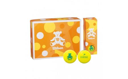 ゴルフボール Wilson BEAR4 12球入 3ダース (計36球)【イエロー】 ゴルフ キャスコ kasco