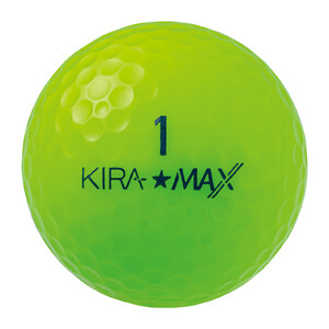 ゴルフボール  KIRA MAX 12球入 2ダース 【カラー：ライム】 ゴルフ キャスコ kasco