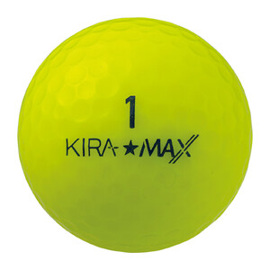 ゴルフボール  KIRA MAX 12球入 3ダース 【カラー ：イエロー】 ゴルフ キャスコ kasco