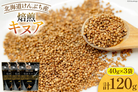 スーパーフード！ 北海道 けんぶち産 焙煎キヌア 40g 3袋 計120g [けんぶちVIVAマルシェ 北海道 剣淵町 14656309-a]