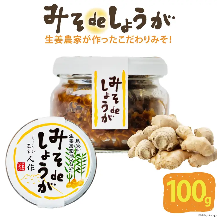 AI204 みそdeしょうが 100g 1個 [長崎県 島原市]