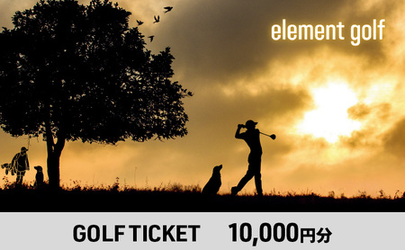 【10,000円分】 elementgolf ゴルフチケット (ゴルフクラブ作成、修理・調整、フィッティング) エレメントゴルフ × 名古屋外国語大学コラボデザインチケット ゴルフ ゴルフクラブ 愛知 日進市