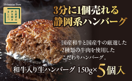 ハンバーグ 150g 5個 和牛 ハンバーグ 惣菜 惣菜