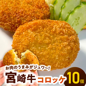 ＜便利な個包装＞宮崎牛コロッケ70g×10個 N124-YA671
