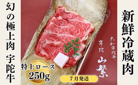 ＜2026年7月発送＞名産 認定肉 宇陀牛 国産 黒毛和牛 特上 ロース すき焼き 約250g チルド / 宇陀 山繁 ふるさと納税 牛肉 人気 ギフト 寄付 ランキング おすすめ グルメ 肉 返礼品 商品 送料無料 送料込