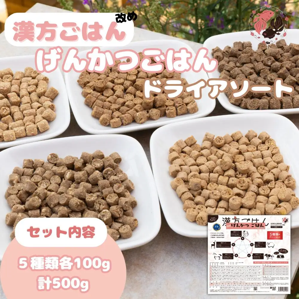 漢方ごはん改めげんかつごはんドライアソート（100g×5種類）