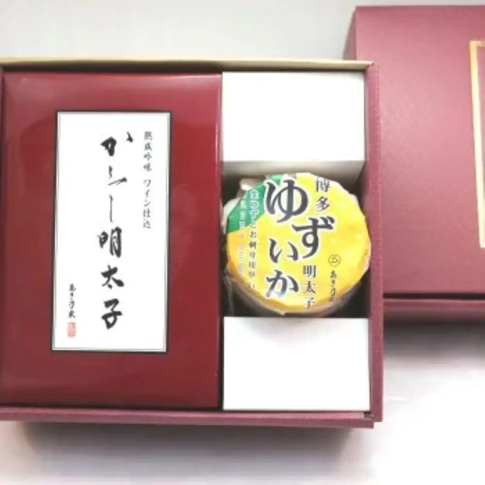 博多ワイン仕込詰め合わせ「ゆずいか明太セットＡ」 | 魚卵 魚介類 水産 食品 人気 おすすめ 送料無料