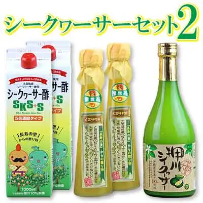 【大宜味村】シークヮーサーセット2