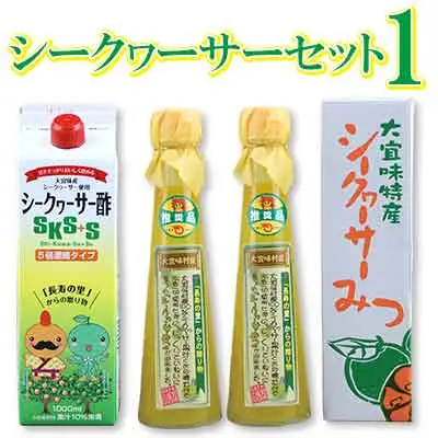 【大宜味村】シークヮーサーセット1