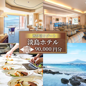 宿泊 静岡県沼津市 淡島ホテル 9万円分宿泊券
