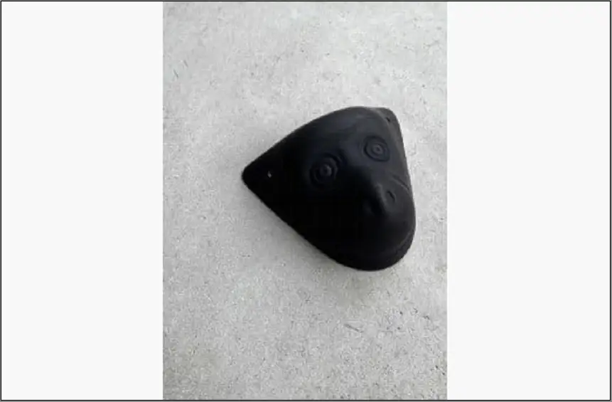 MUNI×今宿人形「黒猿面」