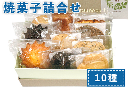 おやつのおうち 焼き菓子詰め合わせ 10種セット (パウンドケーキ・フィナンシェ・マドレーヌ等) [0512]