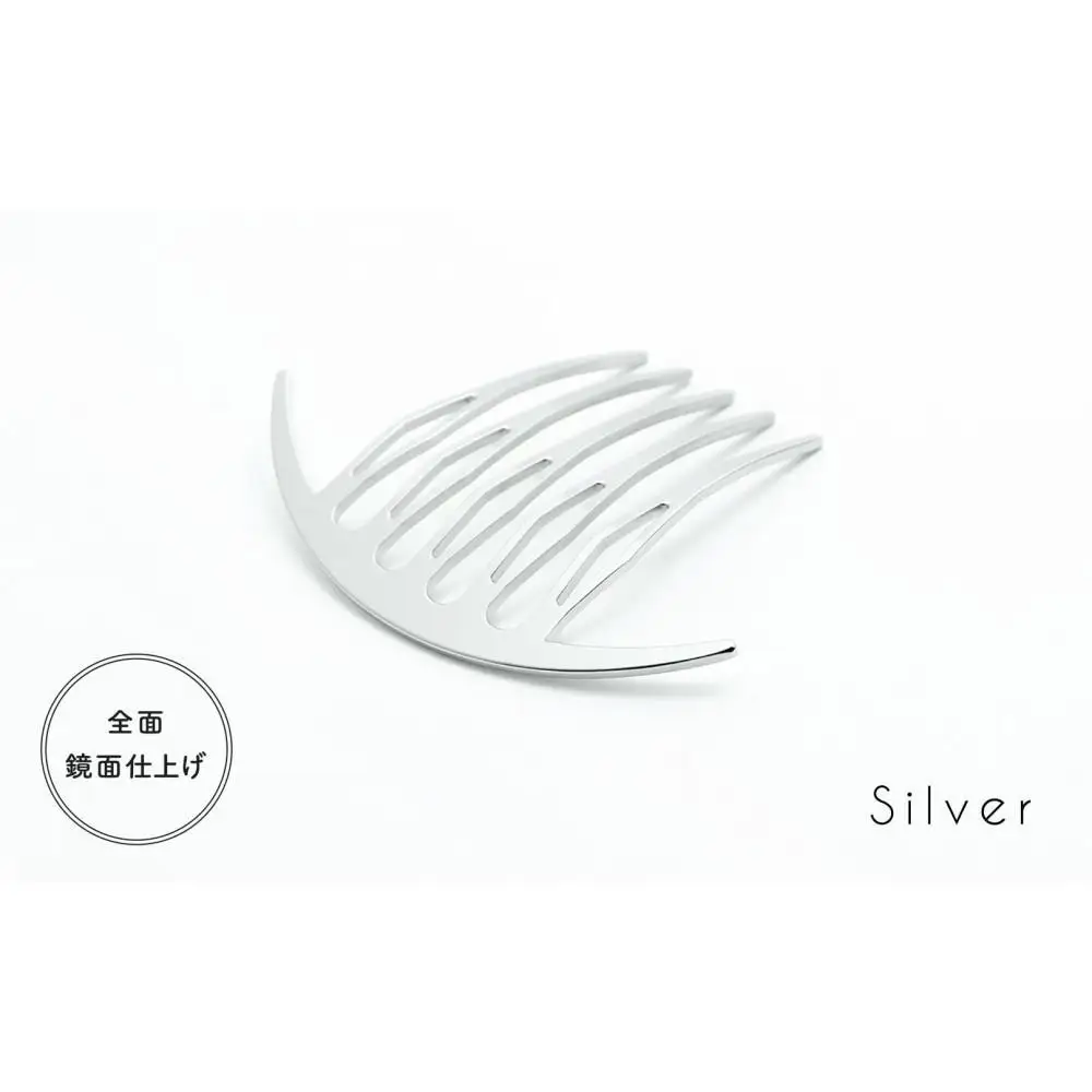 【女性のアイデア×職人技】ステンレス製かんざし「Arcliner comb/Silver」