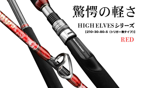  HIGH ELVESシリーズ（210-30-80-S(トリガー無タイプ））赤