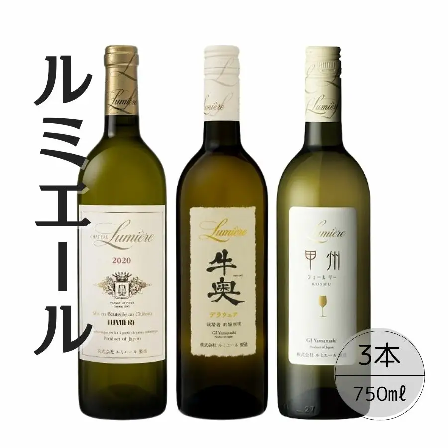 ルミエールおすすめ白ワイン3本セット 167-129