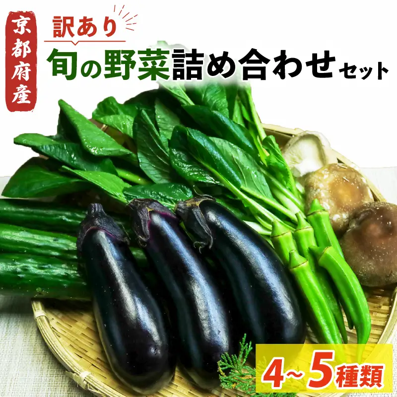 【訳あり】旬の野菜詰め合わせセット 4～5種類 野菜