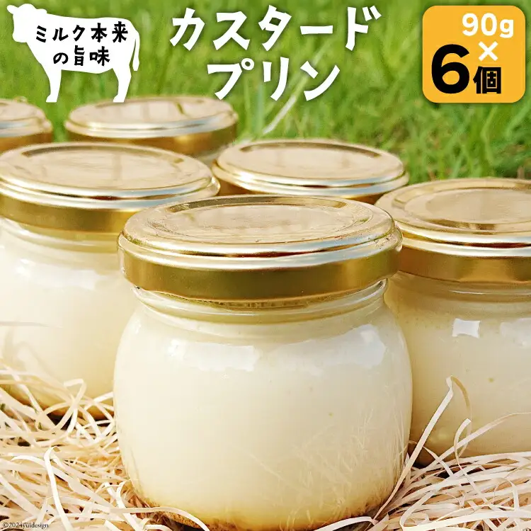You Farmのカスタードプリン(90g×6個) [You farm 高知県 津野町 26ae0001]