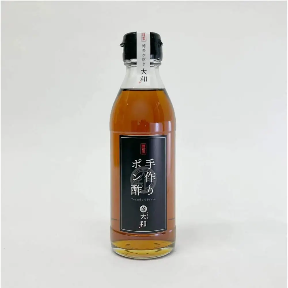 福岡市内製造｜『博多水炊き大和』【大和の自家製ポン酢】220ml 4本 | 調味料 食品 加工食品 人気 おすすめ 送料無料