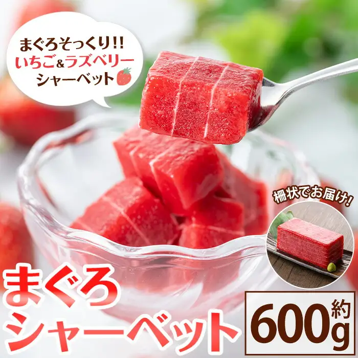  本物そっくり ！まぐろシャーベット(約600g)【00-123-01】